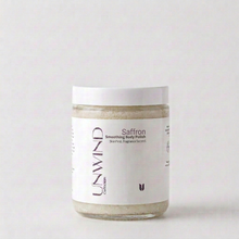 Load image into Gallery viewer, Saffron sugar scrub jar matching the Cashmere photo style