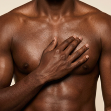 Load image into Gallery viewer, Editorial close-up with body butter fully rubbed in and softly glowing skin
